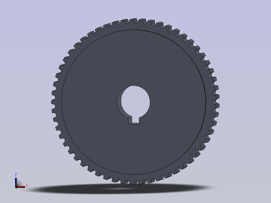 带图的气缸端盖底座主视图