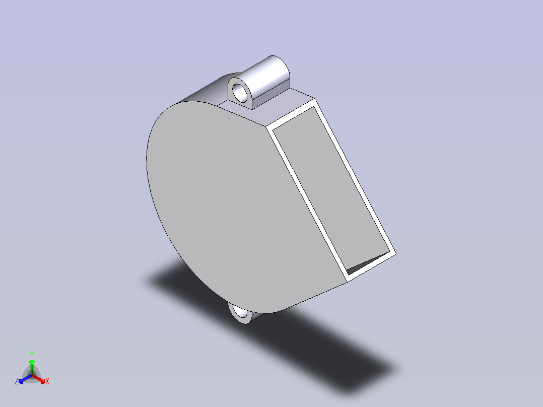 双球轴承风扇主视图