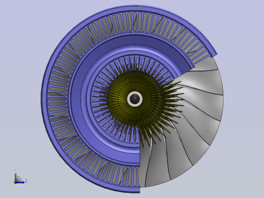燃气轮机发动机 sw21左视缩略图