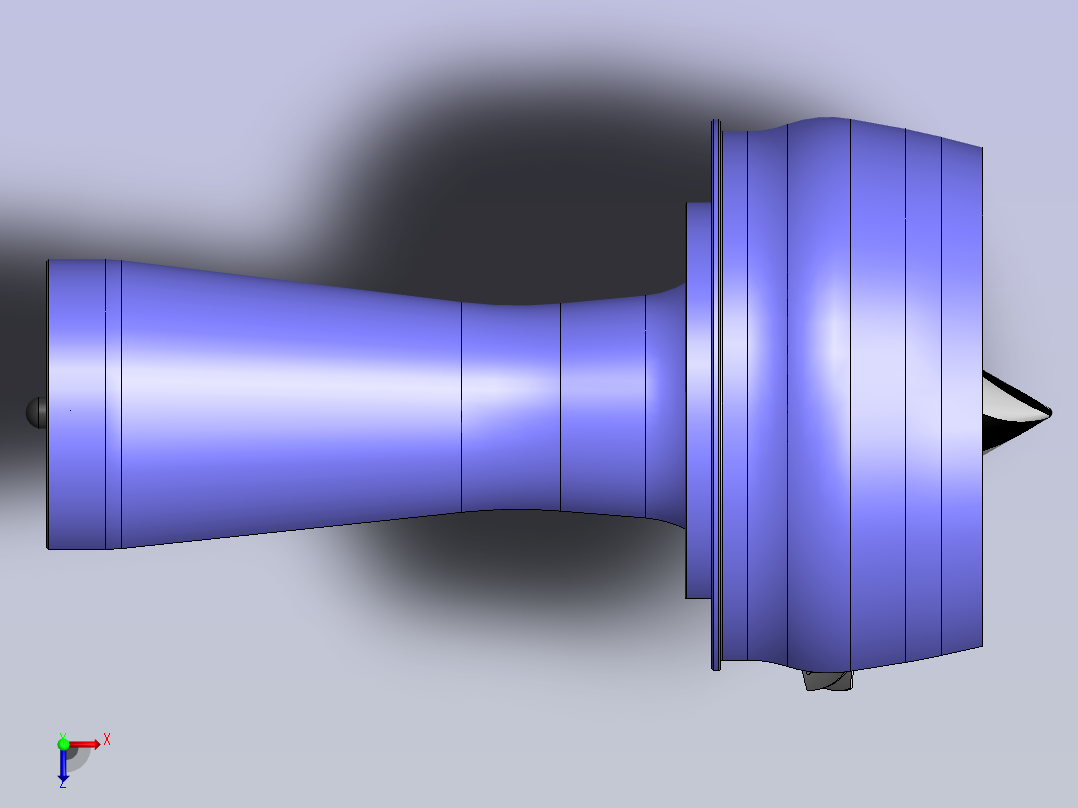 燃气轮机发动机 sw21俯视图