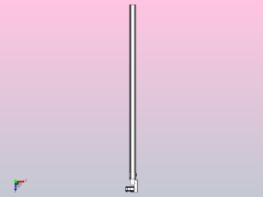 皮带直线轴半封闭可选导轨TPA-HNB-85S-90-L2150-MR-C-P20-N3俯视缩略图