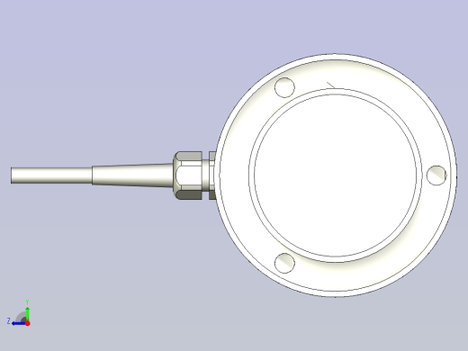 A0005130-EMS50-100kN应变片膜力传感器  载荷传感器右视缩略图