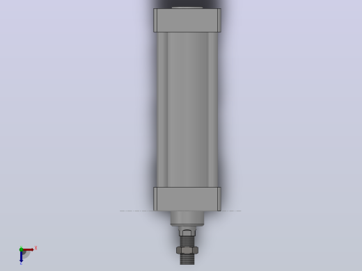SU标准复动型气缸SU80×200-S--CS1U俯视缩略图