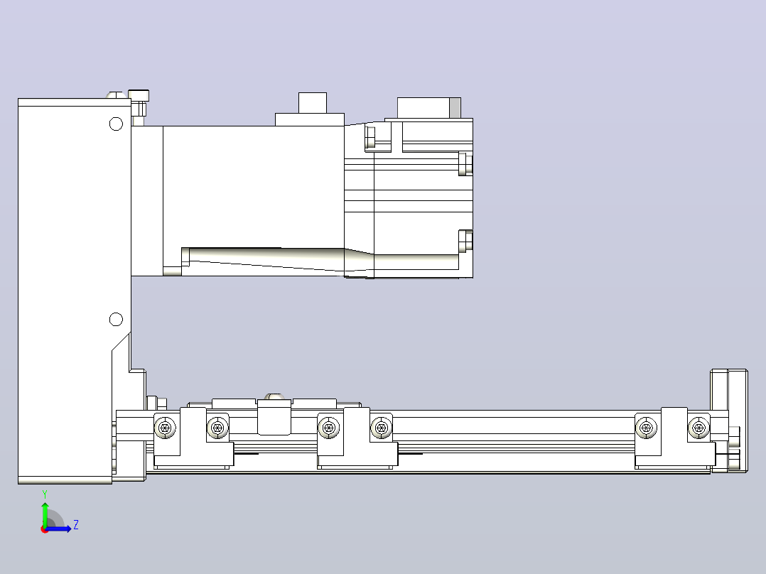 钢基模组TPA-KSR-4002C-150A1-MU-H1S2左视图