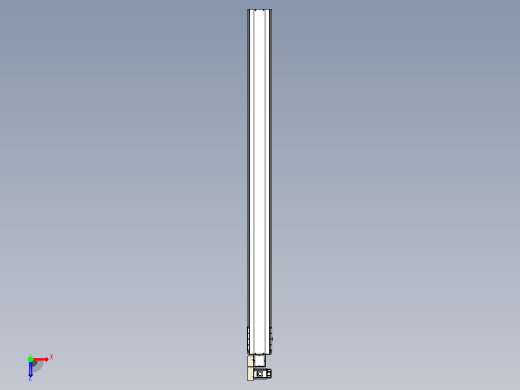 皮带直线轴半封闭可选导轨TPA-HNB-220D-176-L2850-ML-C-P1K-N3俯视缩略图