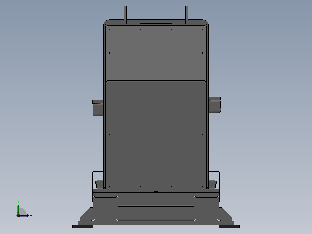 B3250-机器人单轴变位机左视图