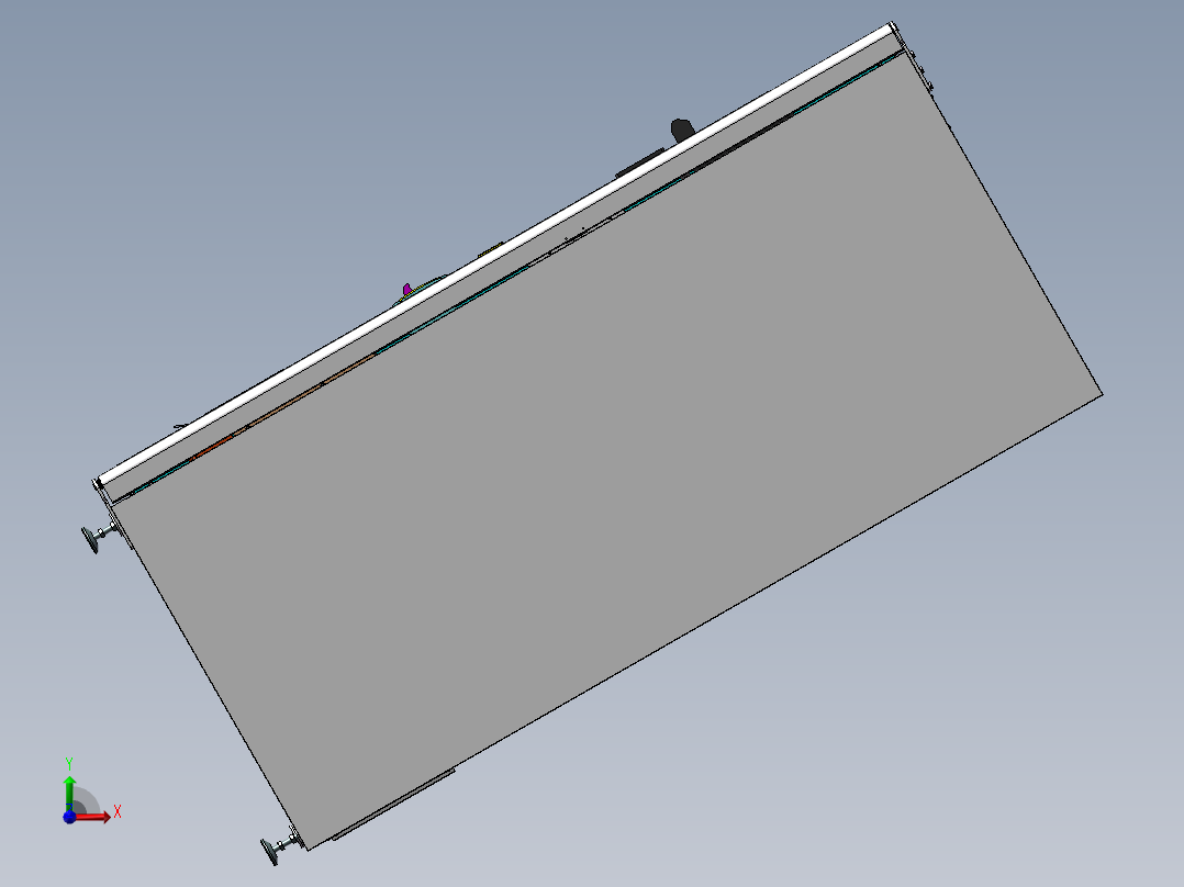 智能售货机3D模型前视图
