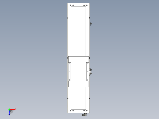 Toyo东佑达直线模组-ECH17-350-M-400W+煞車俯视缩略图