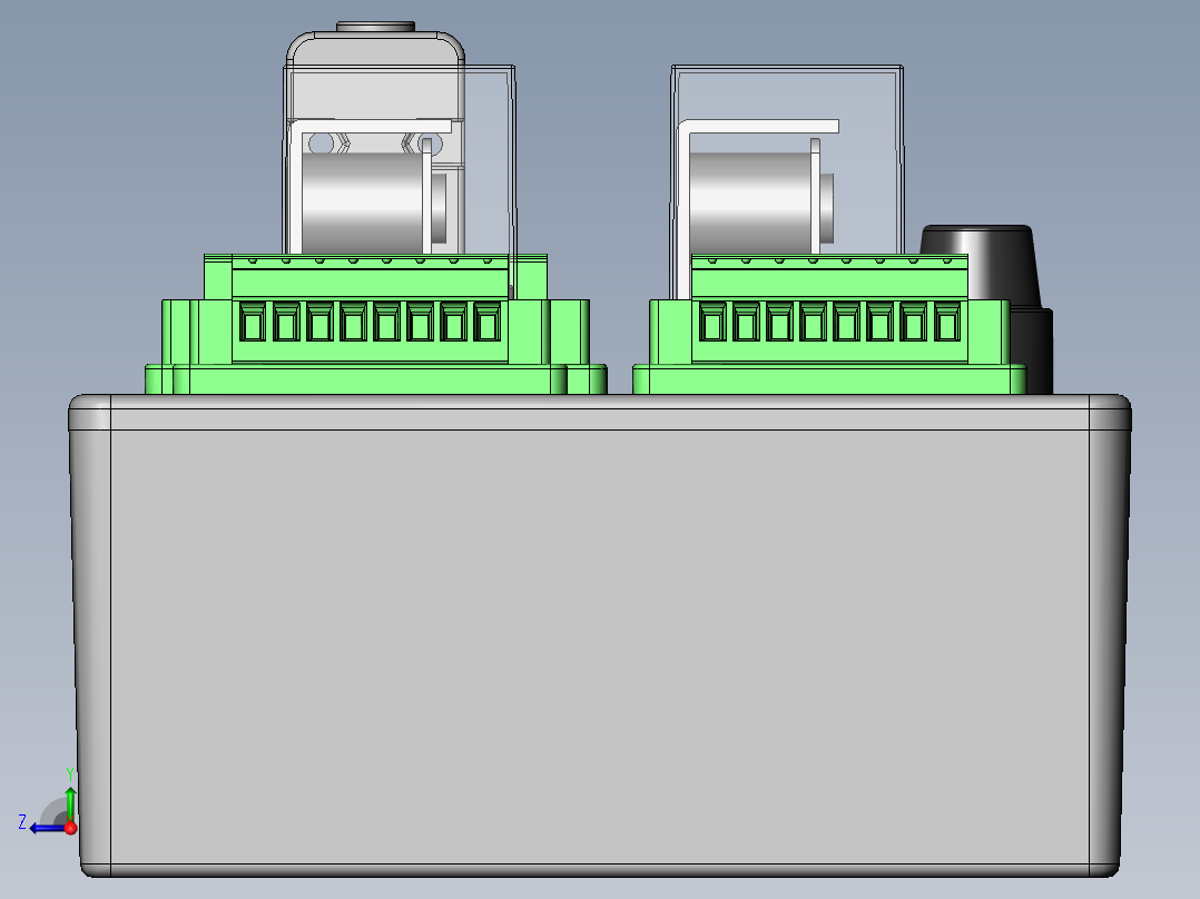 智能中继系统（可编辑）右视图