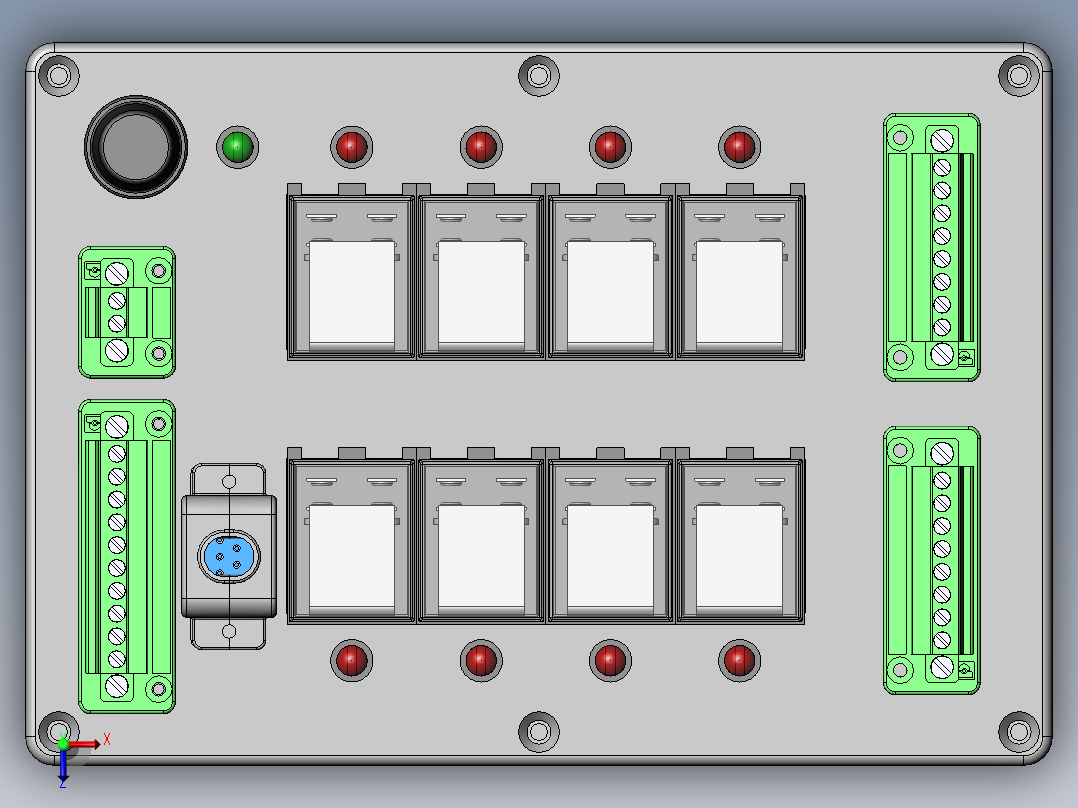智能中继系统（可编辑）俯视图