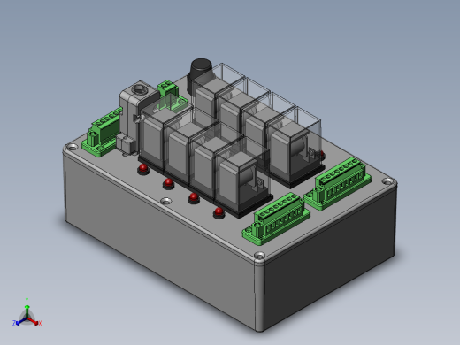 智能中继系统（可编辑）正等轴测缩略图