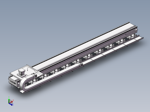 B06-机器人行走地轨3d