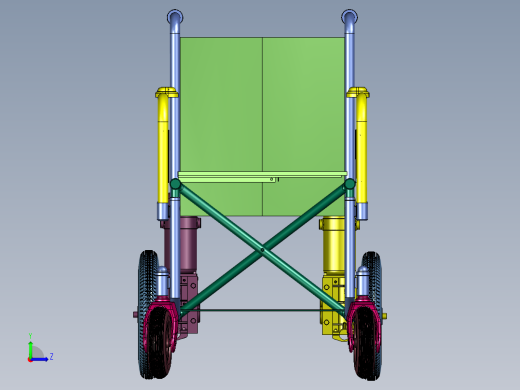 碳纤维管智能全自动轻便代步车左视缩略图