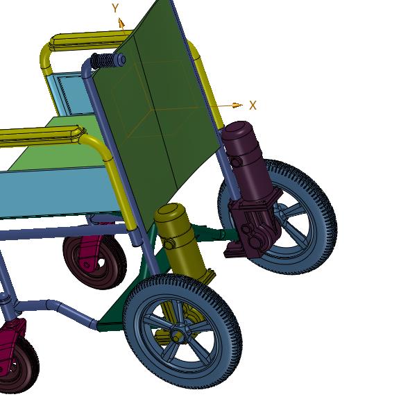碳纤维管智能全自动轻便代步车