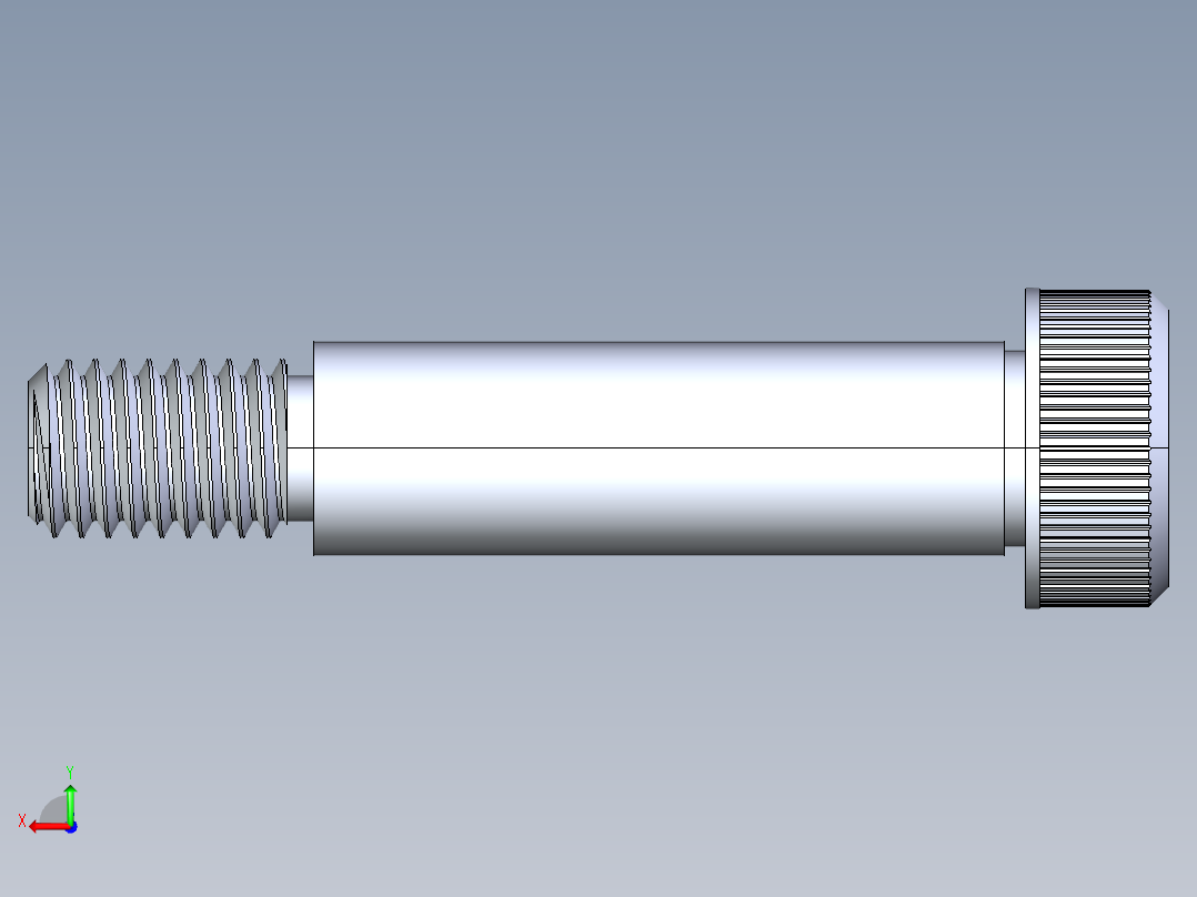 公制SH螺栓选择（DME）-SB DME PM10 x40.STEP后视图