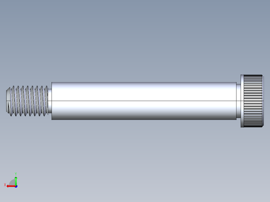 公制SH螺栓选择（DME）-SB DME PM8 x50.STEP后视图