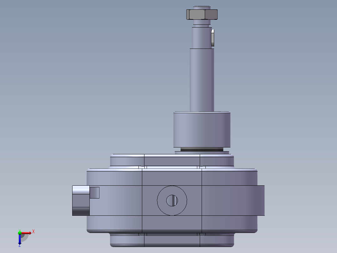 ZY21895 齿轮泵设计---俯视图