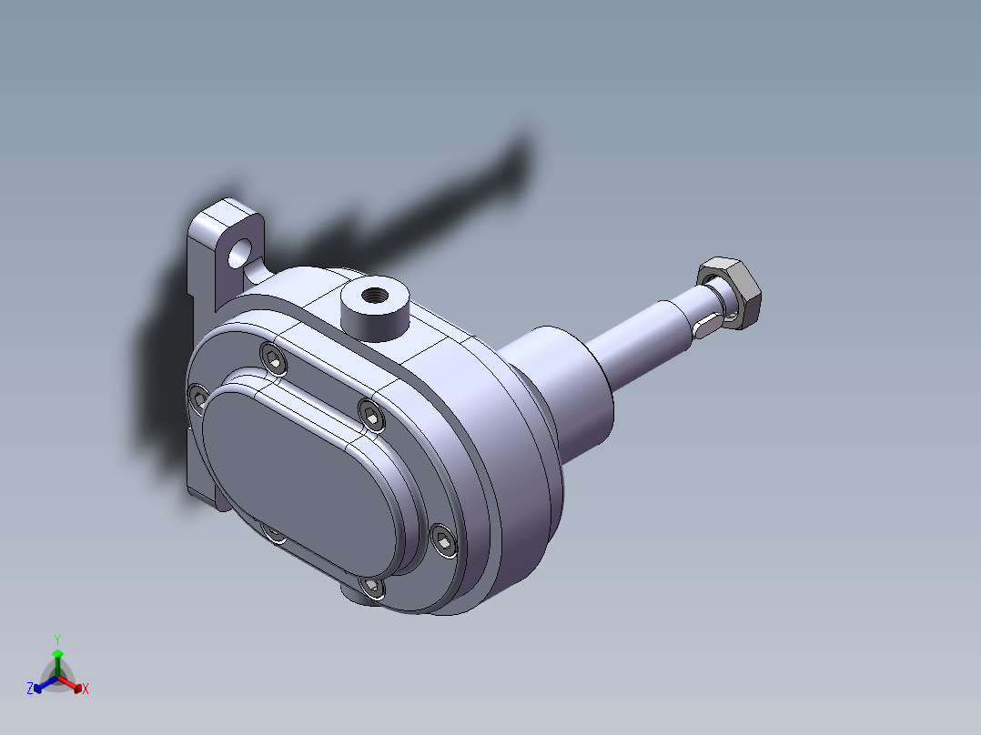 ZY21895 齿轮泵设计---正等轴测图