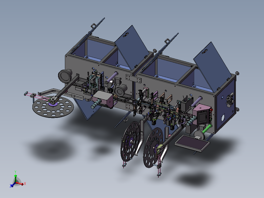FPC-6PIN后锁式全自动机（自动装COVER焊片CCD检测）