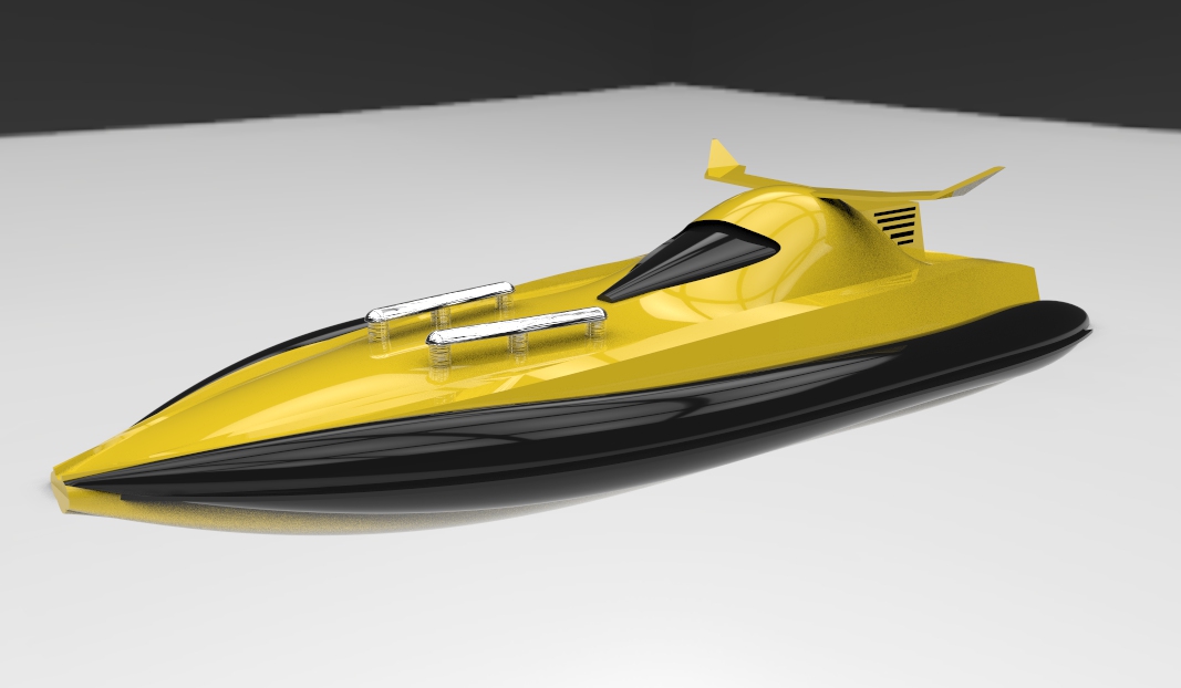 Gliser小游艇模型