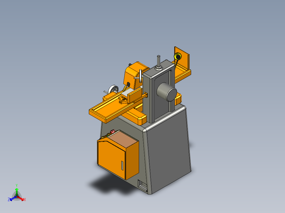 618磨床正等轴测图