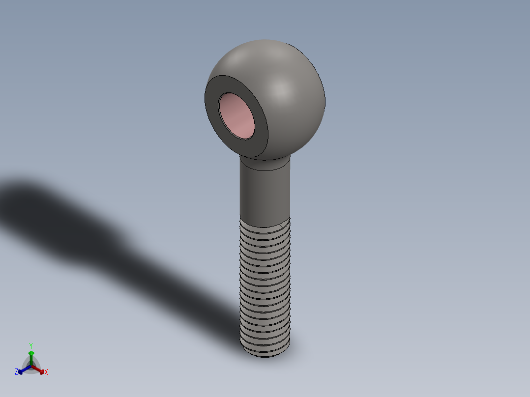 吊环螺栓M5-M36正等轴测图