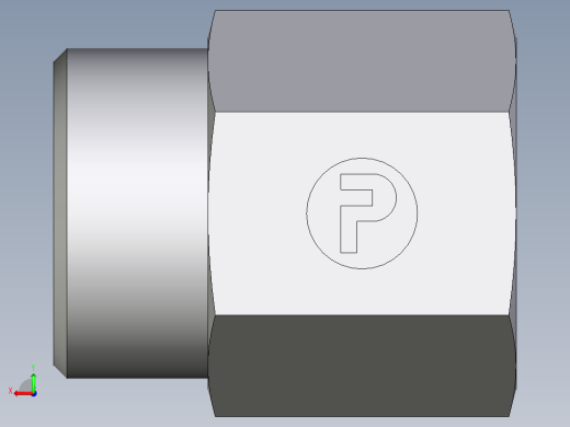 卡套式工业通用硬管接头EO_Swivel_connector_GAI22LM71X后视缩略图