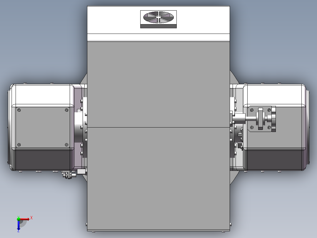 二维转台俯视图