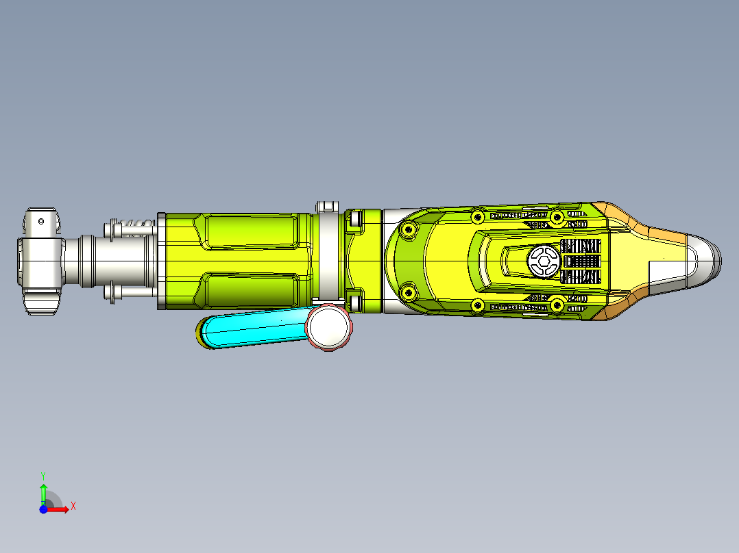 重型大电镐前视图
