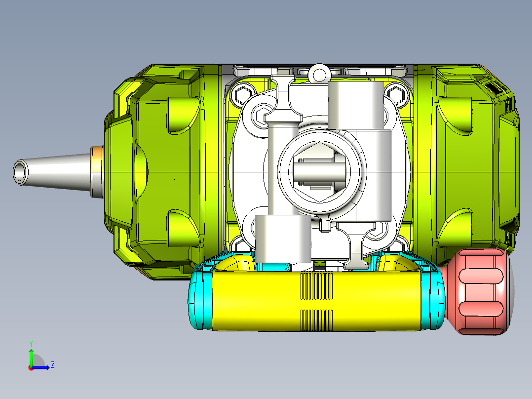 重型大电镐左视图