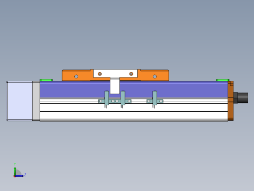 MCH丝杆全封闭MCH12-BR-200W左视缩略图