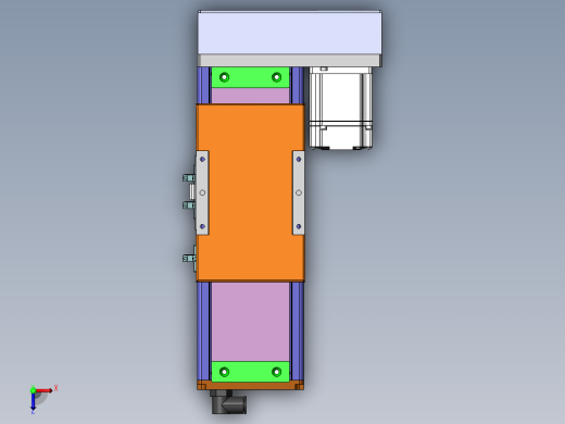 MCH丝杆全封闭MCH12-BR-200W俯视缩略图