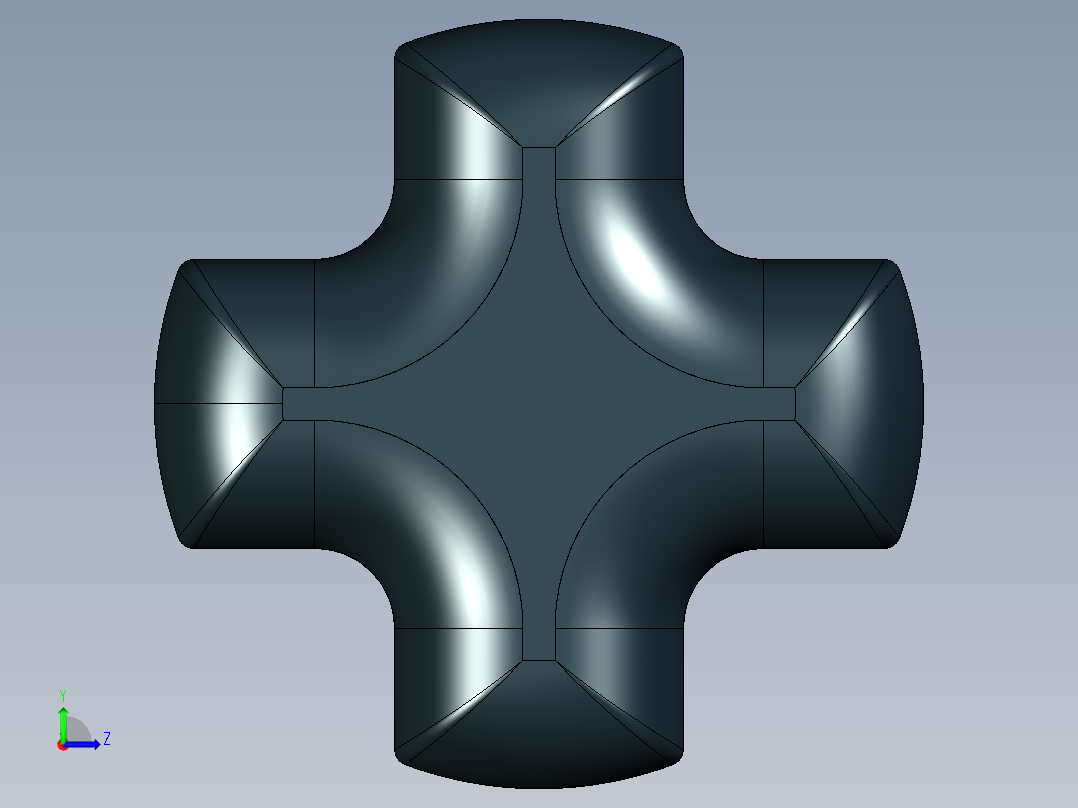 乐高机械组车桥-32062 Black Technic Axle 2 Notched.IGS左视图