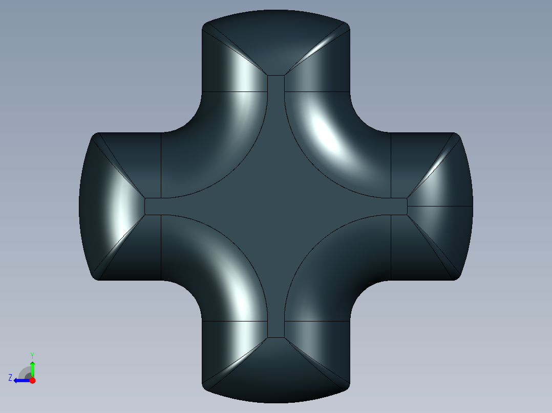 乐高机械组车桥-32062 Black Technic Axle 2 Notched.IGS右视图