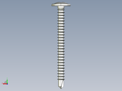 紧固件-STEP Drill-Tip Saucer Screw-02后视缩略图