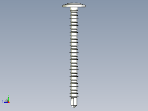 紧固件-STEP Drill-Tip Saucer Screw-02右视缩略图