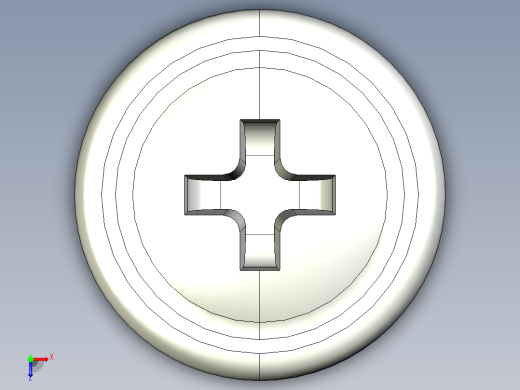 紧固件-STEP Drill-Tip Saucer Screw-02俯视缩略图