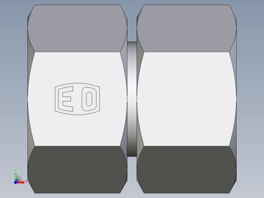 卡套式工业通用硬管接头EO_Swivel_union_GZ22LCF前视缩略图
