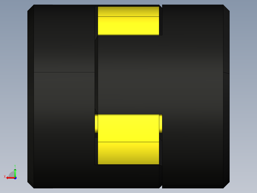 弹性联轴器6后视图