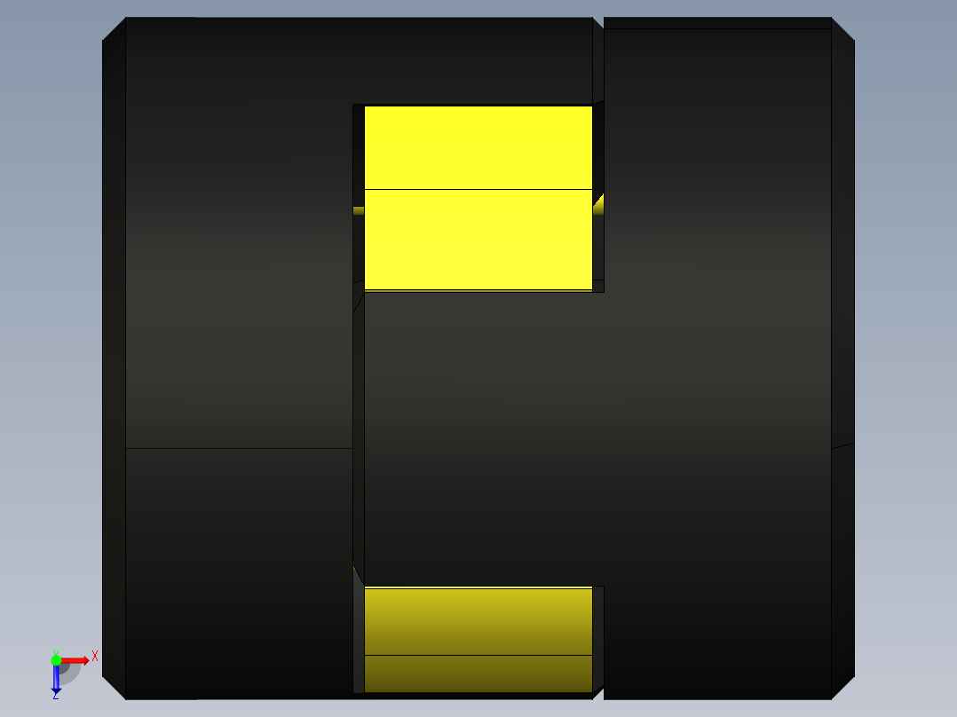 弹性联轴器6俯视图