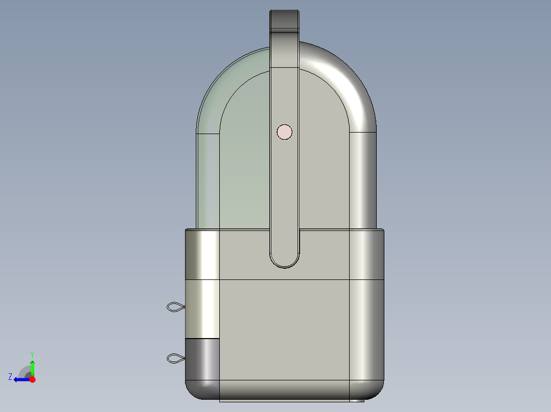 网红化妆盒右视图