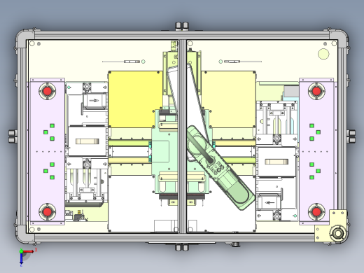 PCB排列组合自动插入设备(量产含DFM)sw17可编辑俯视缩略图