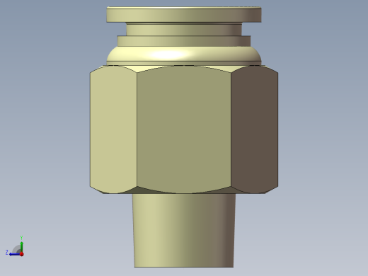 螺纹直通 亿日 EPC12-02右视缩略图
