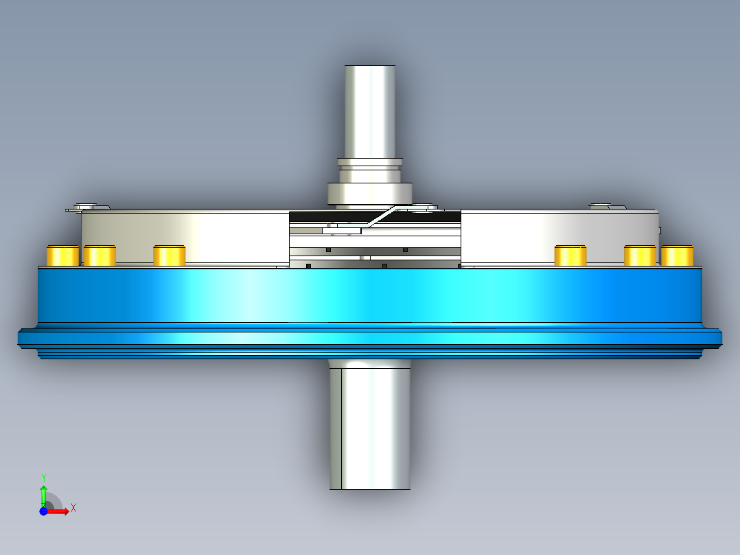 离合器(7)前视图