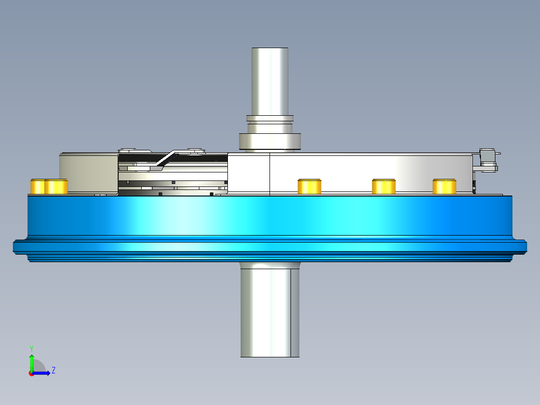 离合器(7)左视图
