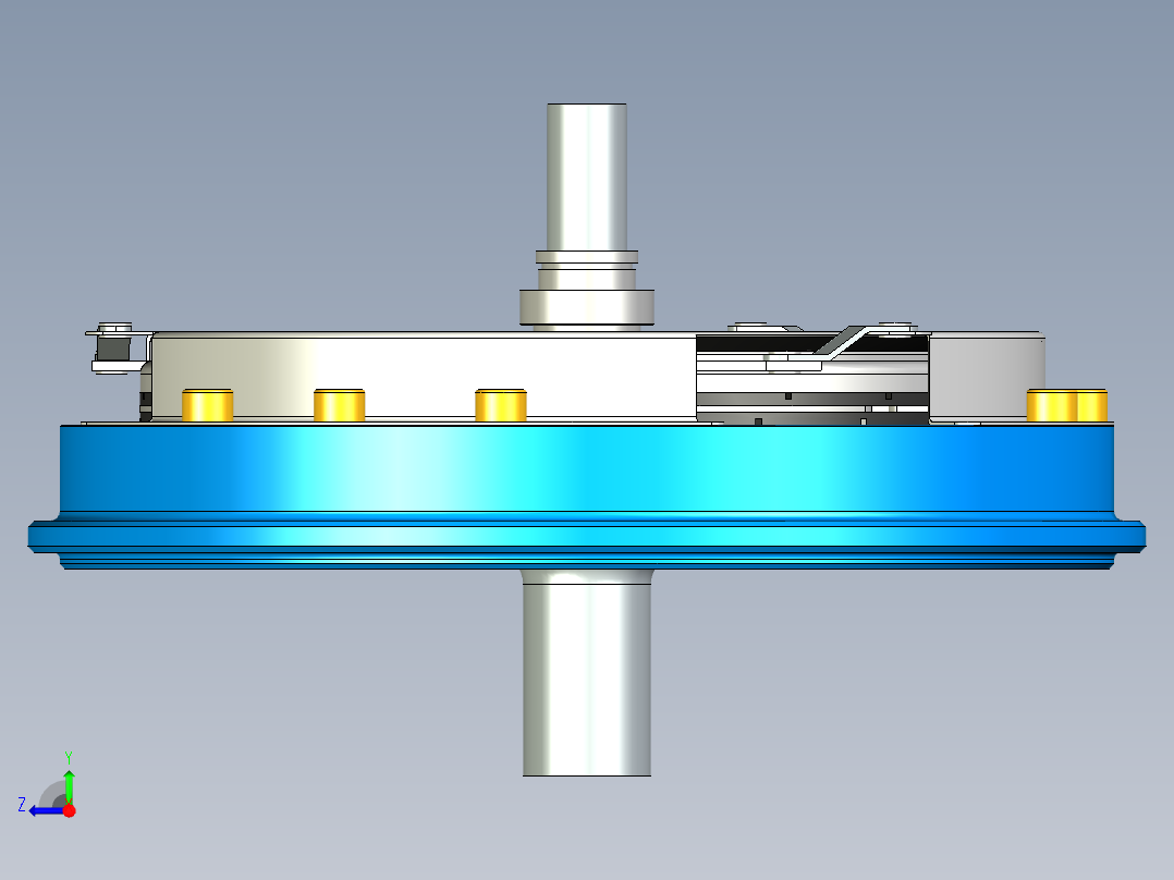 离合器(7)右视图