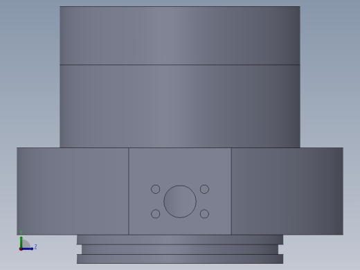 气缸液压压盖180-mm-1.snapshot.1左视缩略图