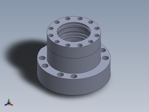 气缸液压压盖180-mm-1.snapshot.1正等轴测缩略图