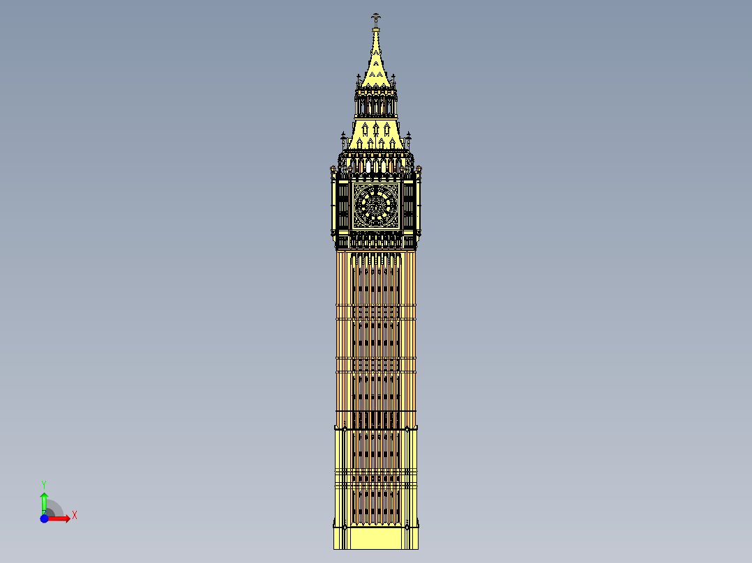 房子、建筑(221)前视图