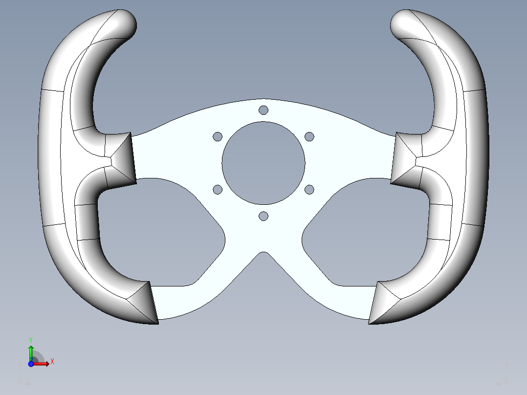 卡慕斯C12方向盘前视图